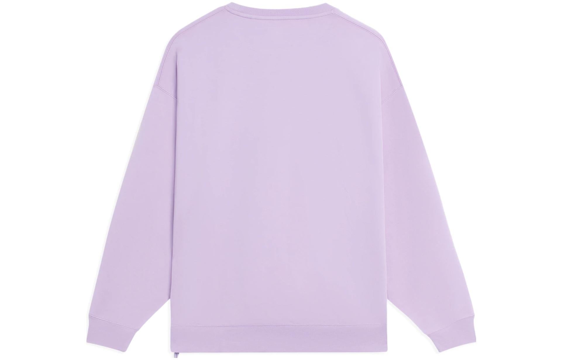(WMNS) Li-Ning Lifestyle Classic Plain Sweatshirt 'Purple' AWDS778-3 - 2