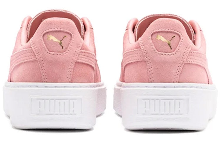 (WMNS) PUMA Suede Platform 'Pink White' 362223-14 - 4