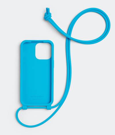Bottega Veneta tech rubber iphone 13 pro case on strap outlook