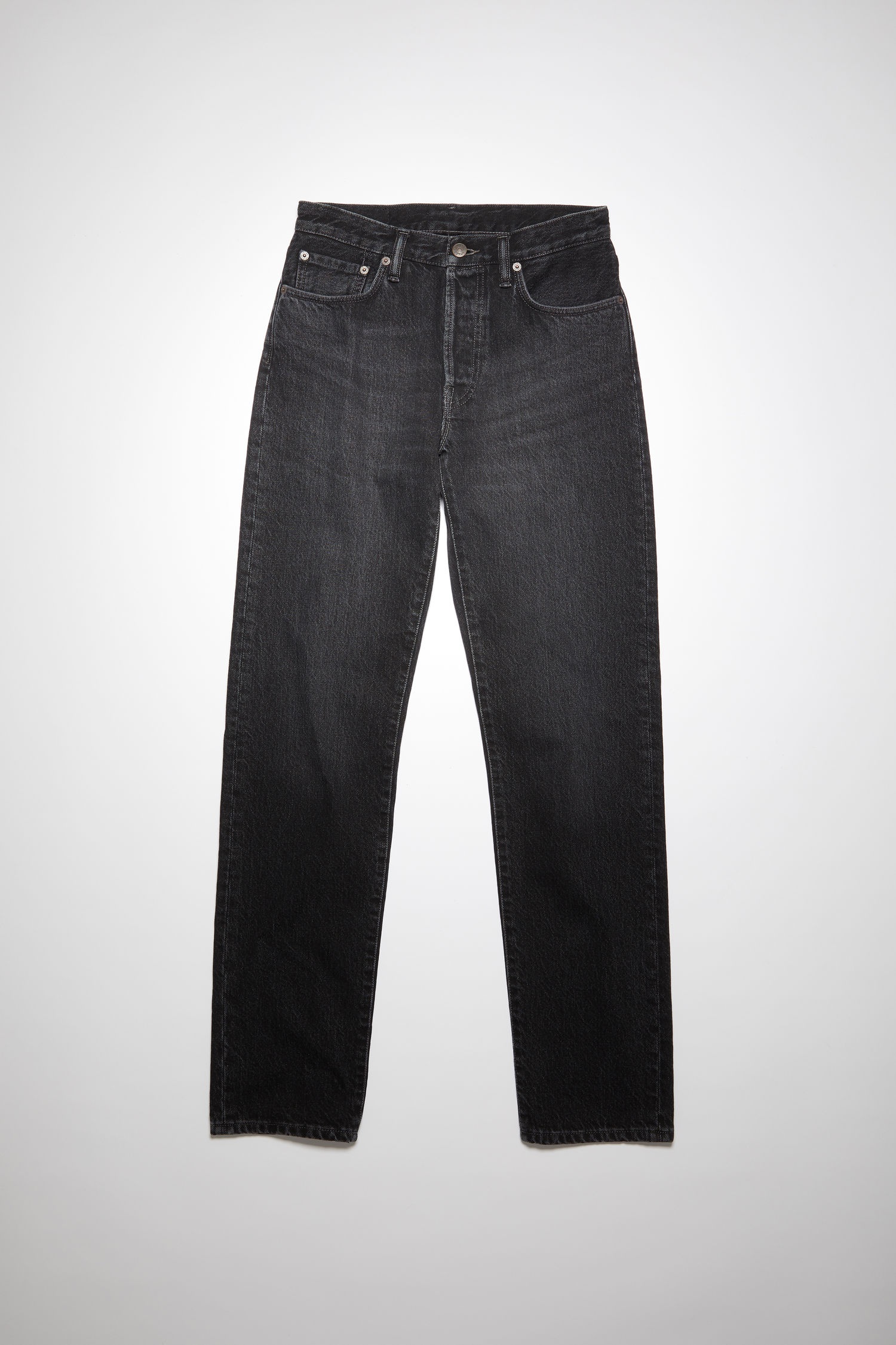 Straight fit jeans - Black - 1