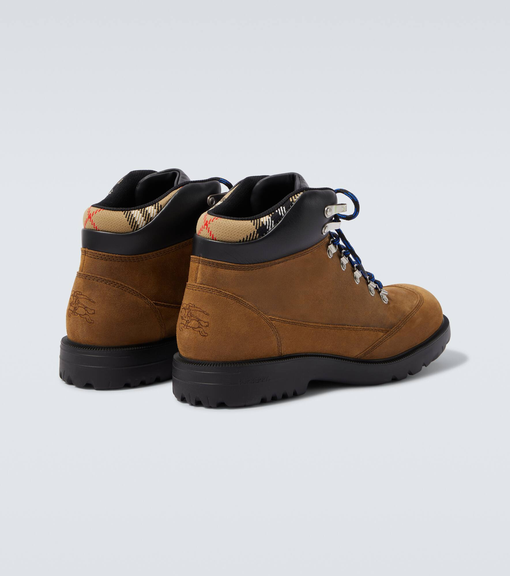 Suede lace-up boots - 6