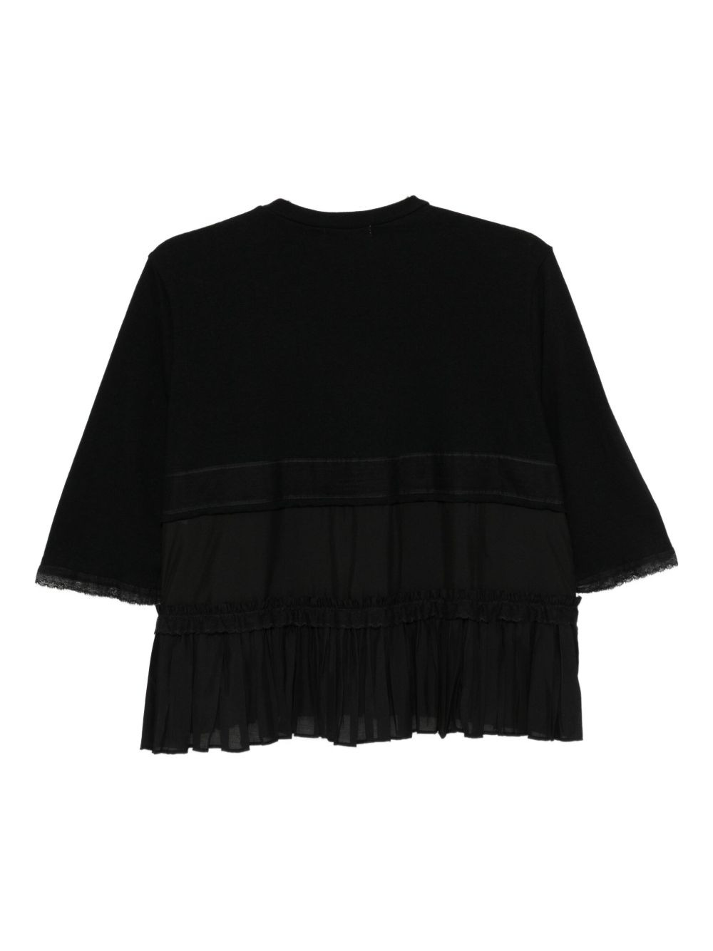 pleated cotton blouse - 2