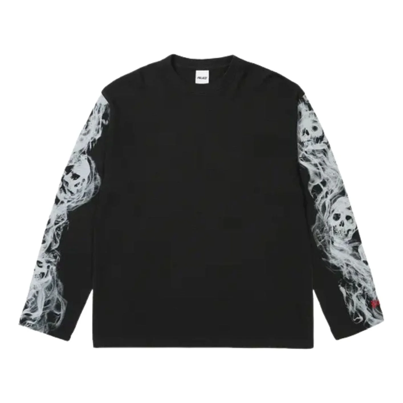 Palace Smoked Waffle Long-Sleeve 'Black' P30ES019 - 1