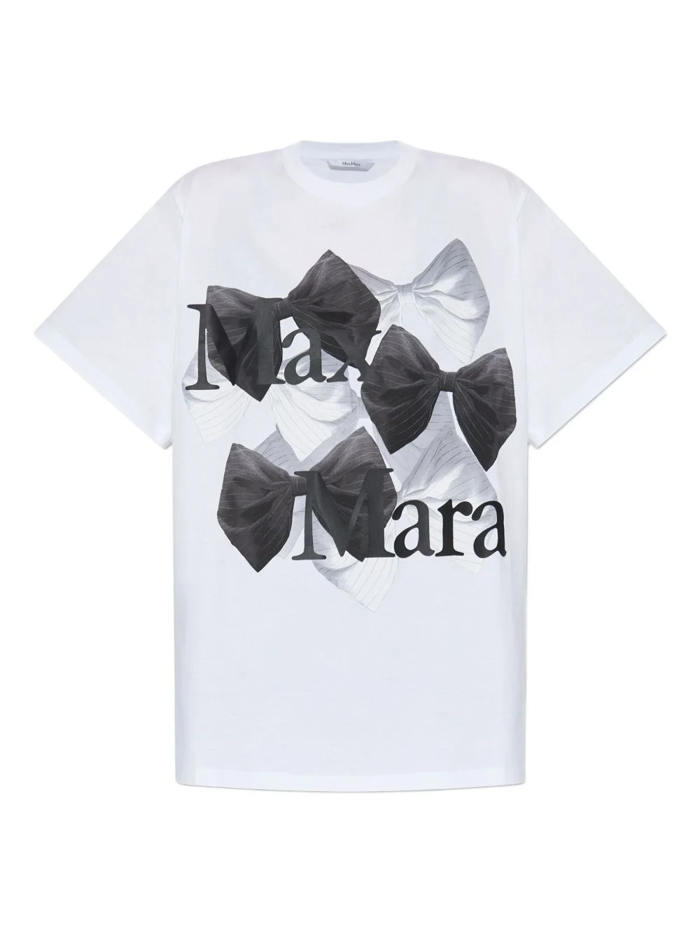 bow-print T-shirt - 1