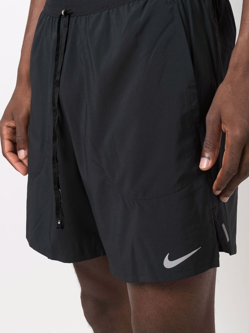 logo-print running shorts - 5