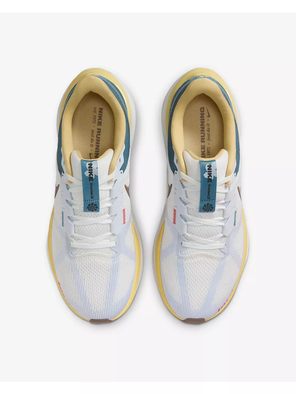 Structure 25 "White/Teal/Yellow/Bronze" Men's Running Shoe - 3