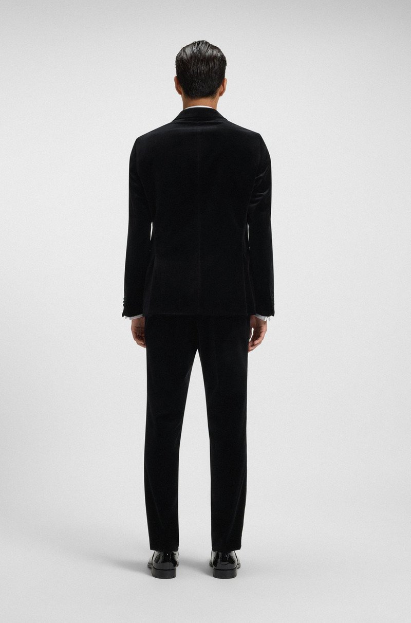 SLIM-FIT TUXEDO JACKET IN COTTON VELVET 4