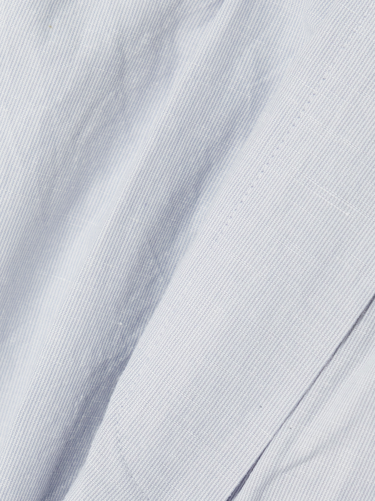 Jana Striped Cotton And Linen-blend Shorts - 4