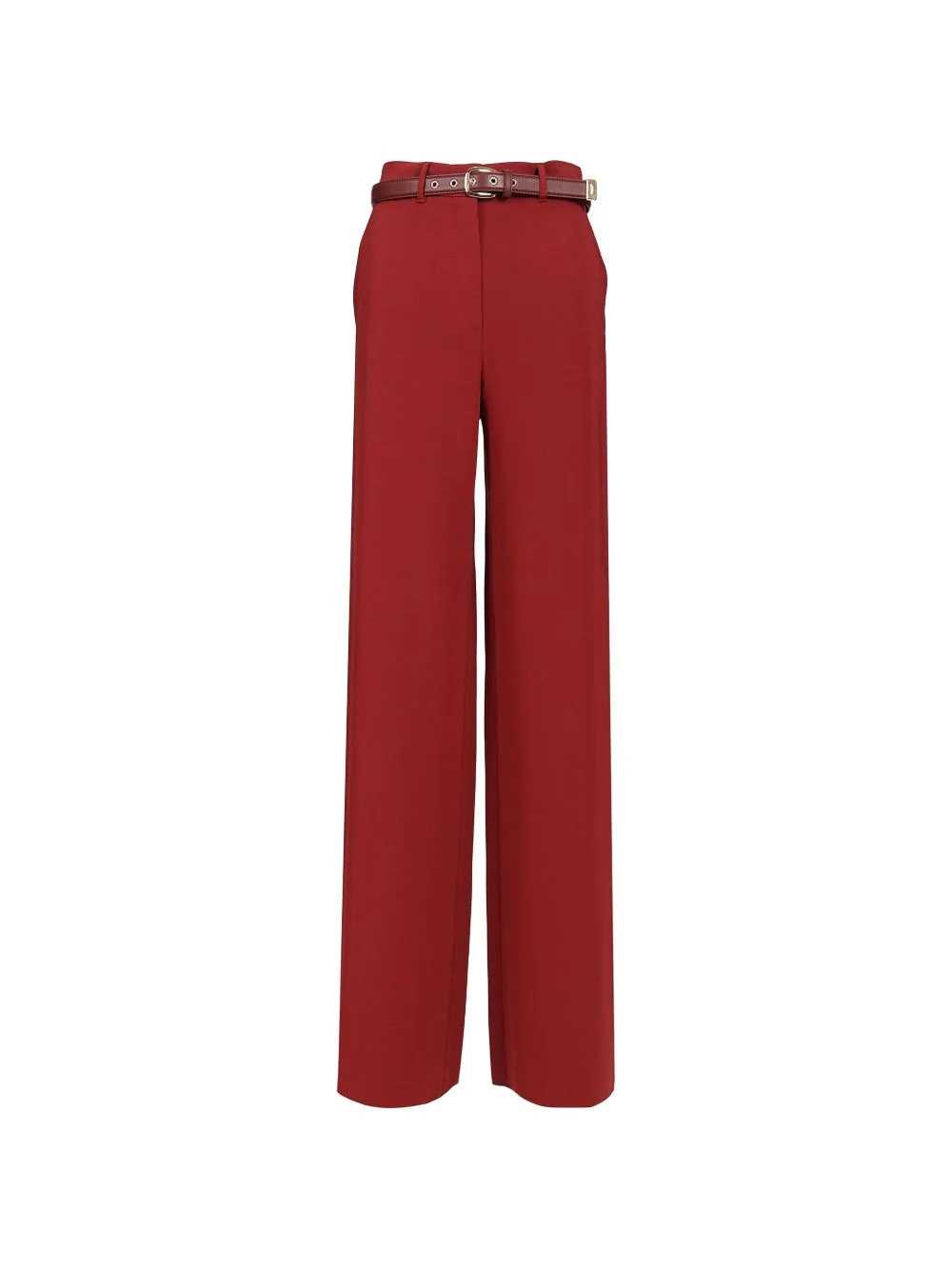 belted wide-leg trousers - 1