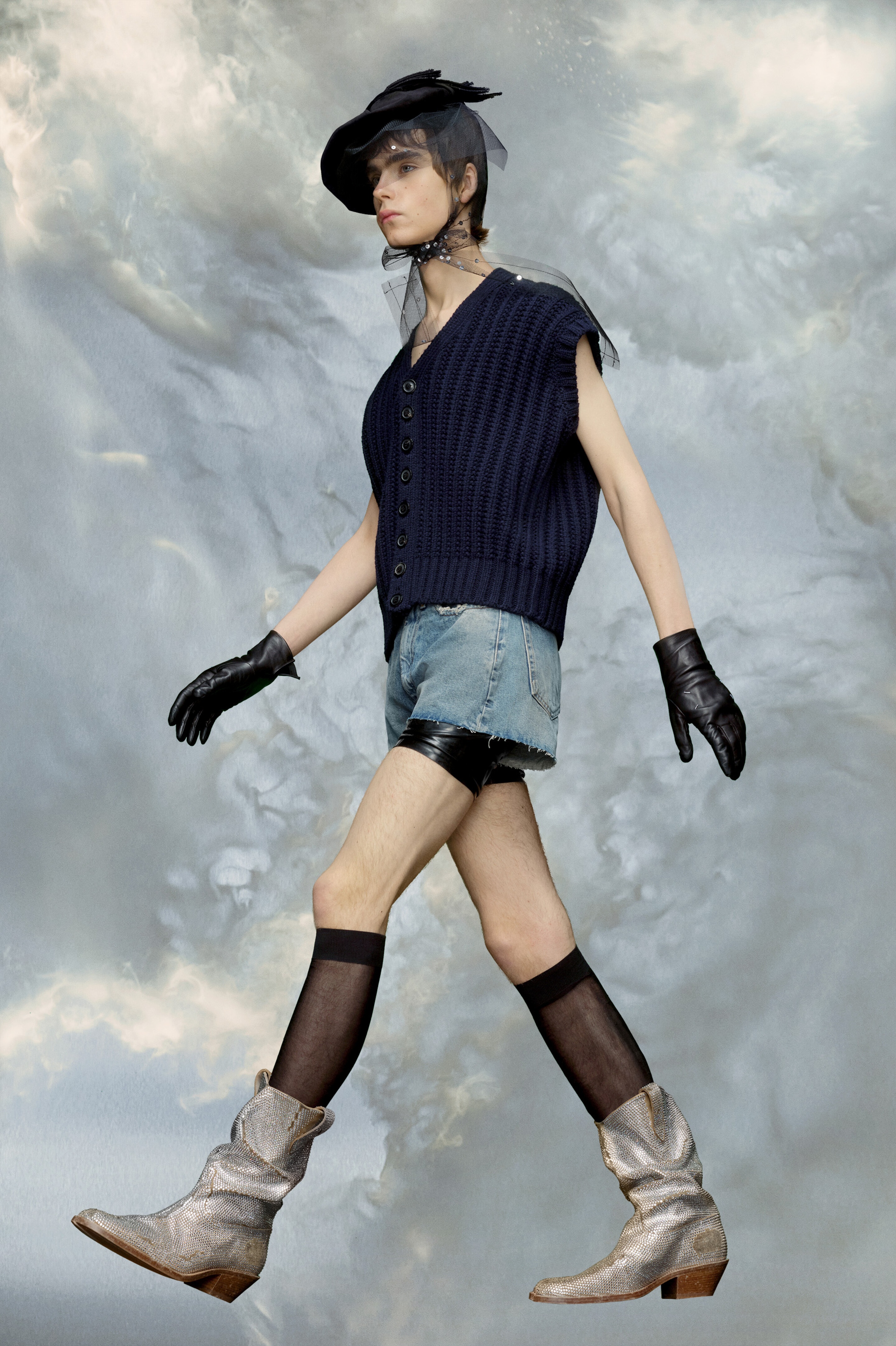 Wool vest cardigan - 3