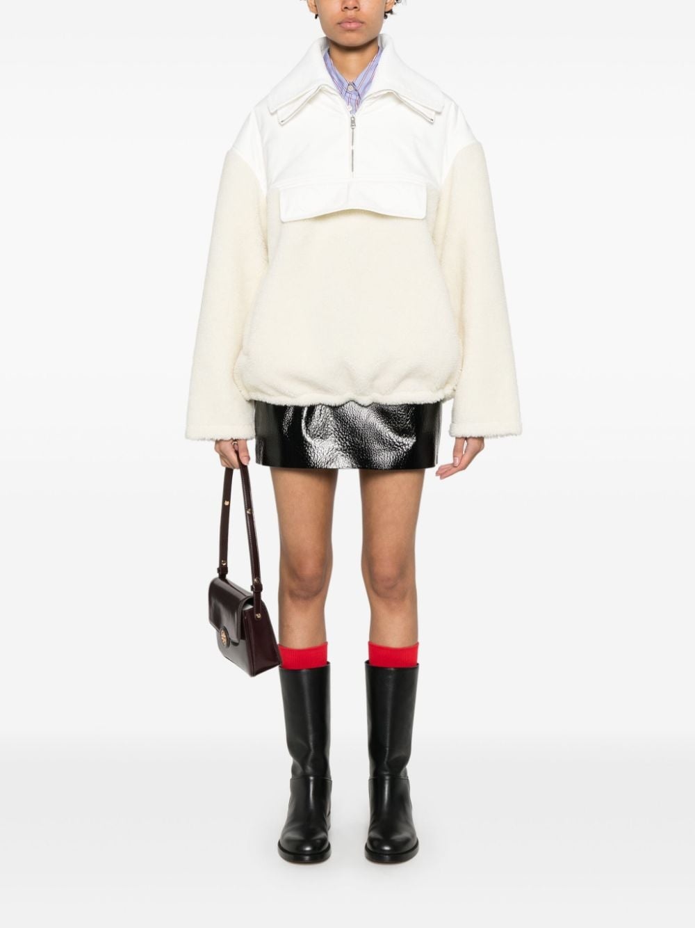 fleece zip hoodie - 2