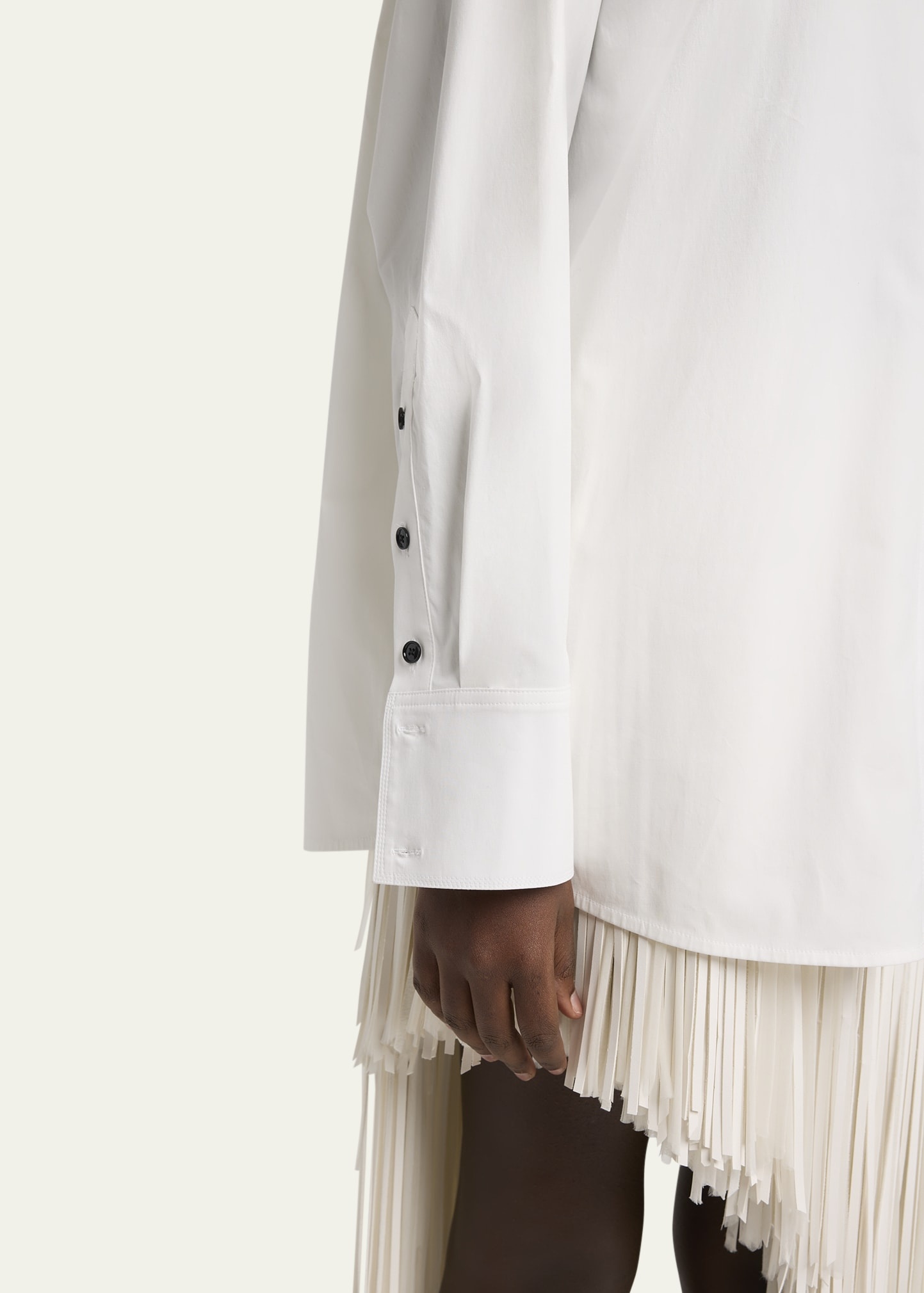 Addy Compact Cotton Poplin Button-Down Shirt - 5