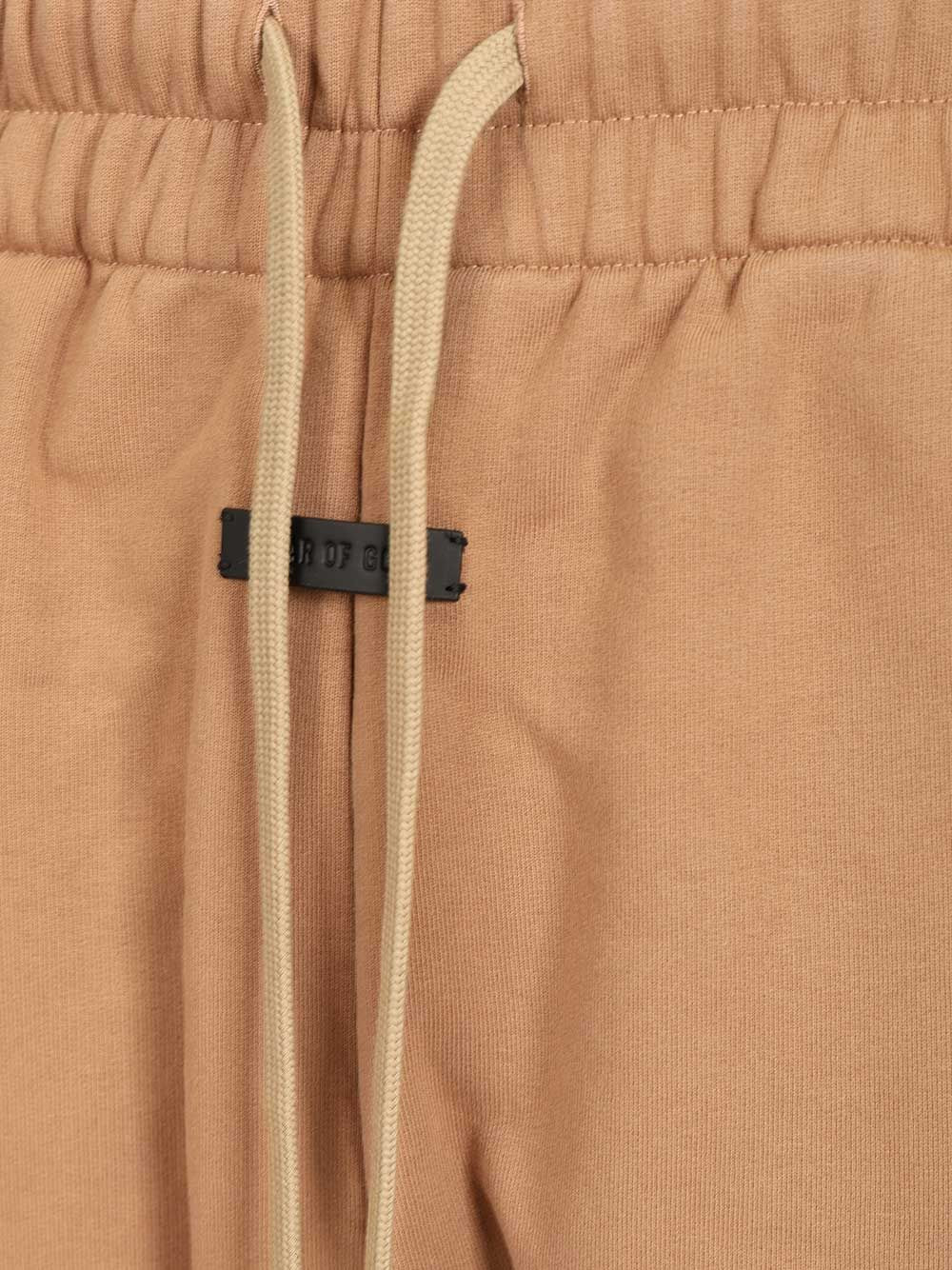 Relaxed Sweatpant Trousers Brown - 3