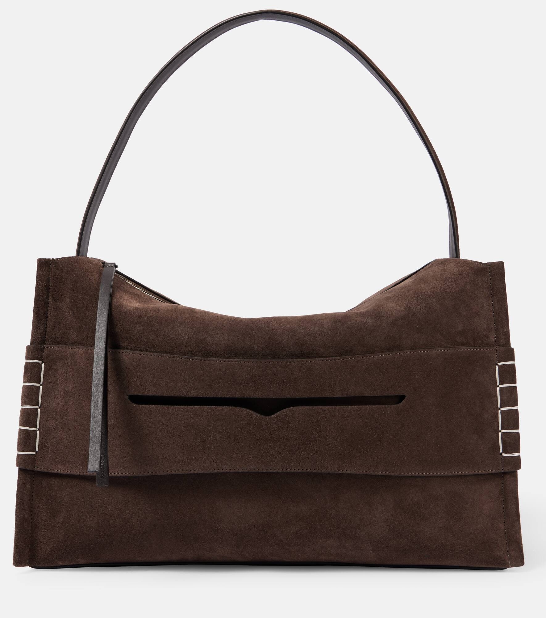 Loafer Large suede tote bag - 1