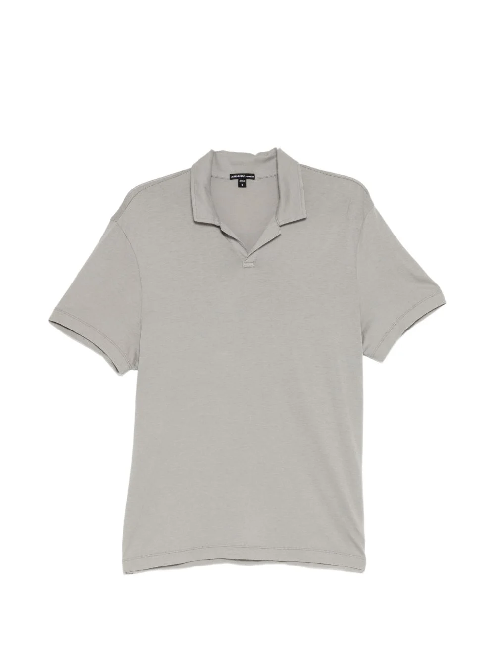 open-collar short-sleeve polo - 1