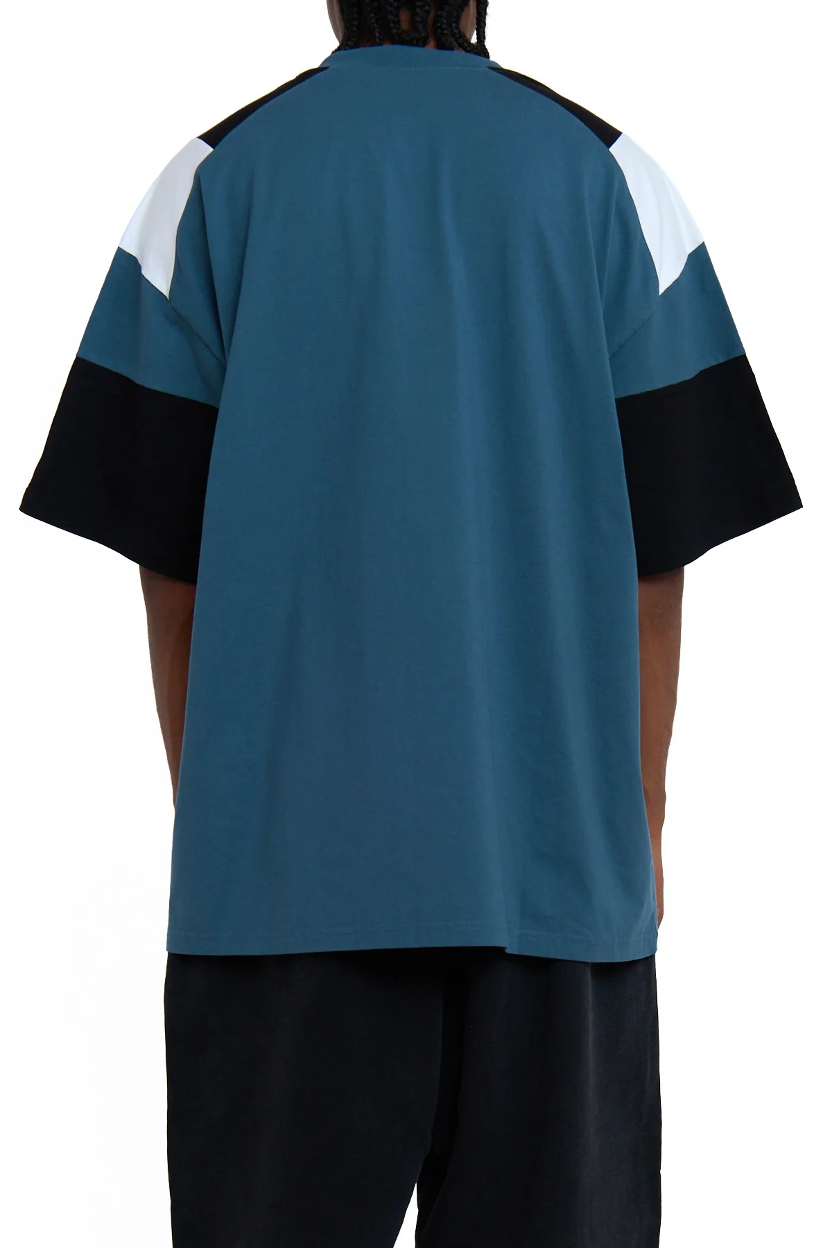 Martine Rose Oversized Panelled T-Shirt Blue - 5