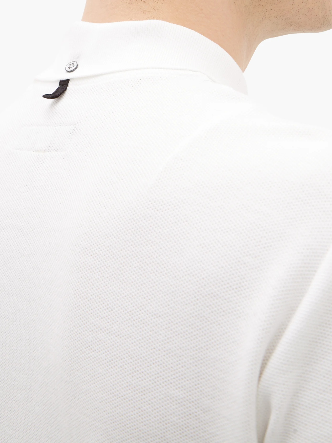 Logo-embroidered cotton-piqué polo shirt - 3