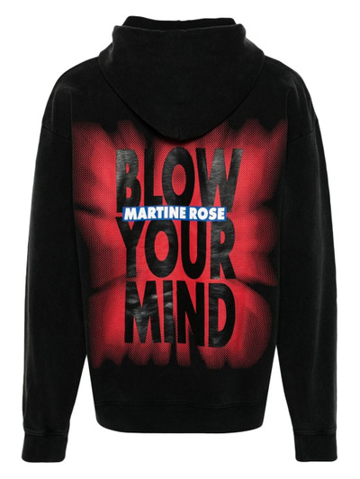Martine Rose Blow Your Mind logo-print hoodie outlook