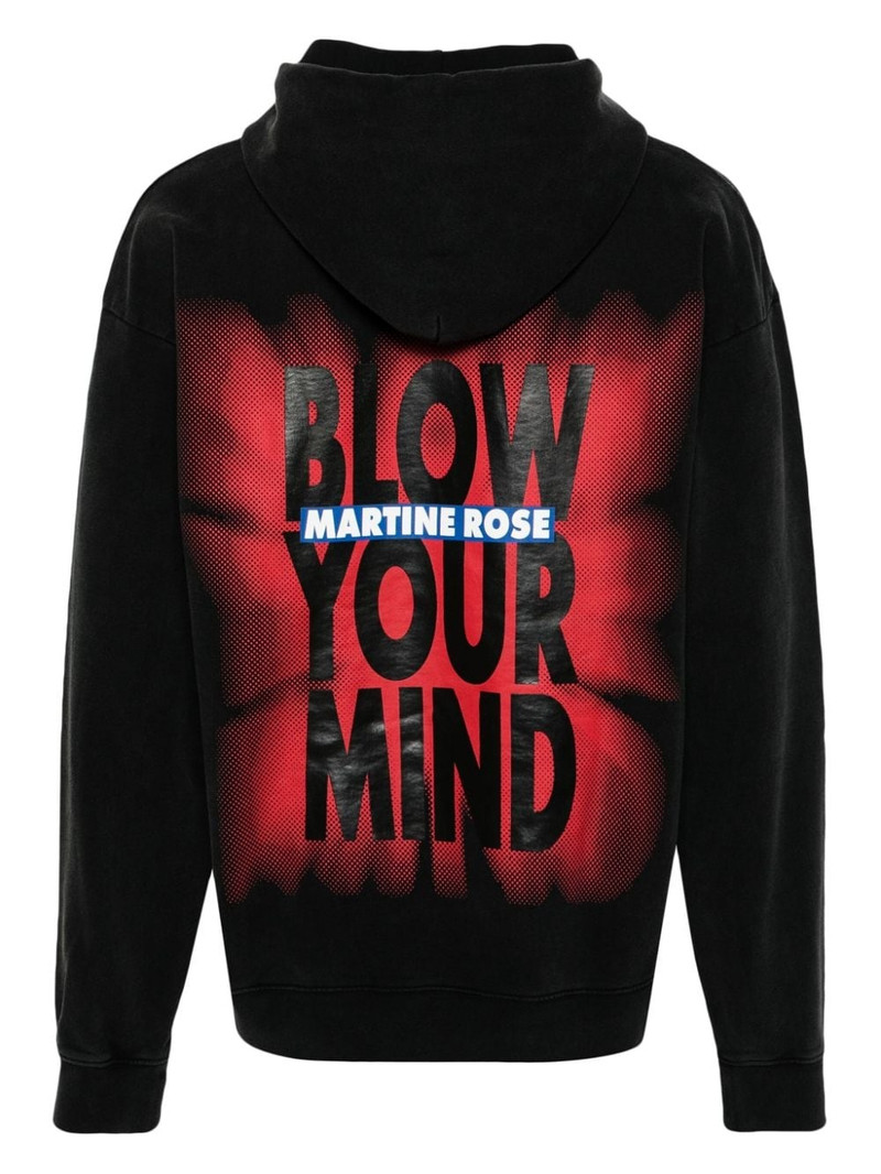 Martine Rose Blow Your Mind logo-print hoodie outlook