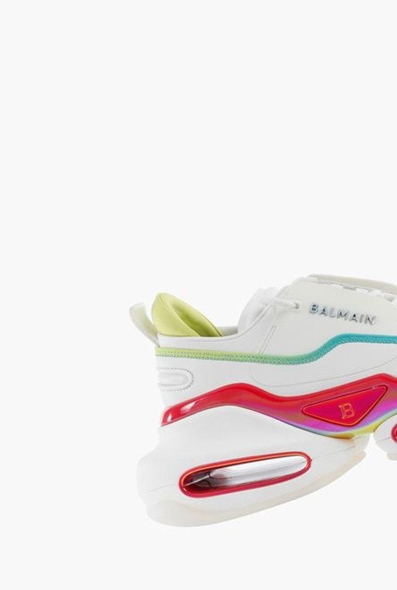 Multicolored leather and nylon B-Bold low-top sneakers 7