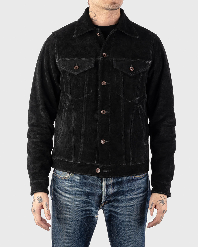 Iron Heart SPLIT STEER MODIFIED TYPE III JACKET - BLACK outlook