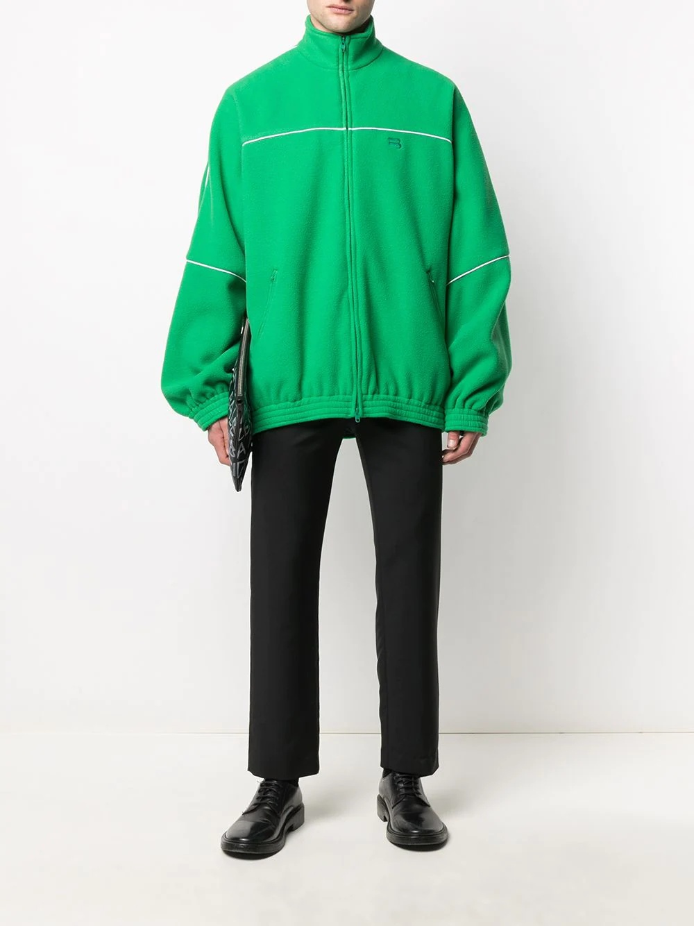 oversized track jacket - 2