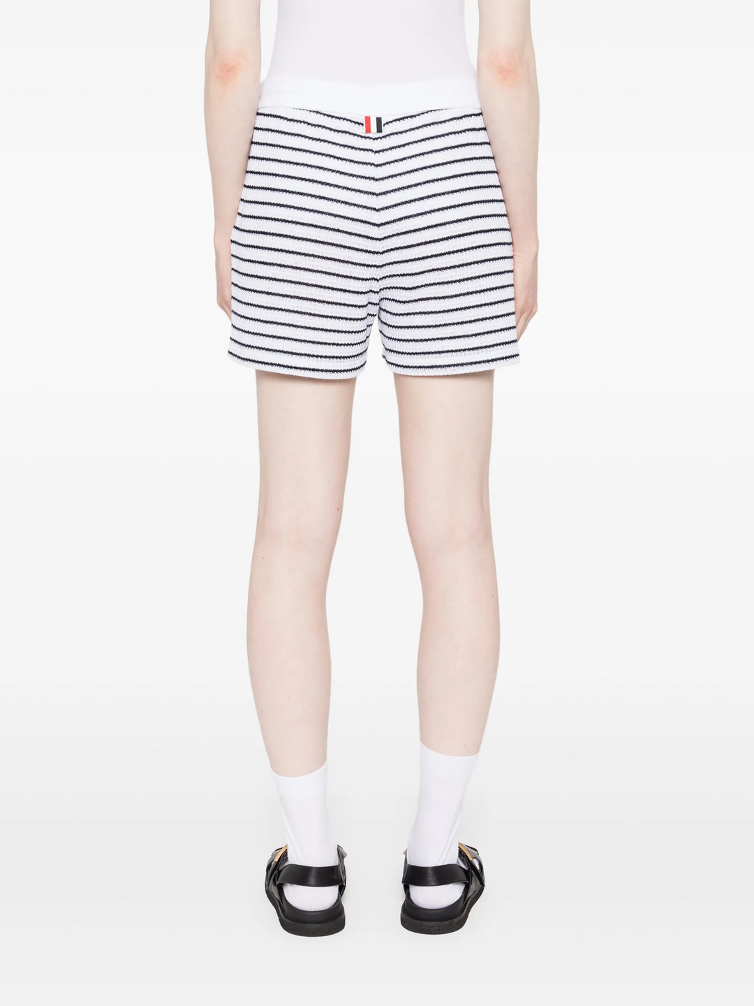 Summer Shorts In Striped Texture - 4