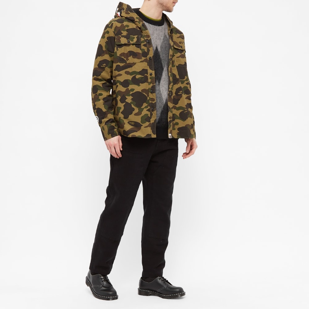 A Bathing Ape 1st Camo Shark Hoody Shirt - 6