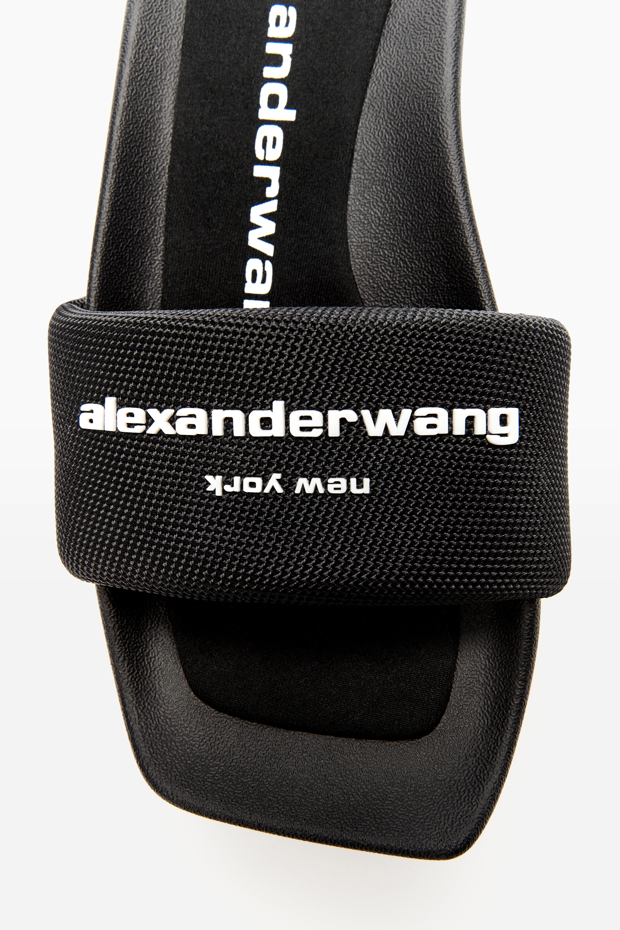 【関税込み】Aw Webbing Platform Sandals - Alexander Wang - P Alexander Wang Platform Slide In Nylon Size 38 in Black New