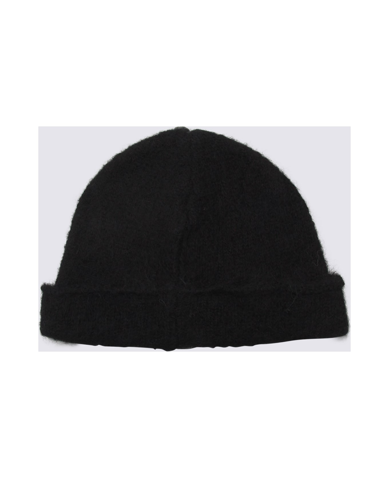 Black Wool Beanie - 2