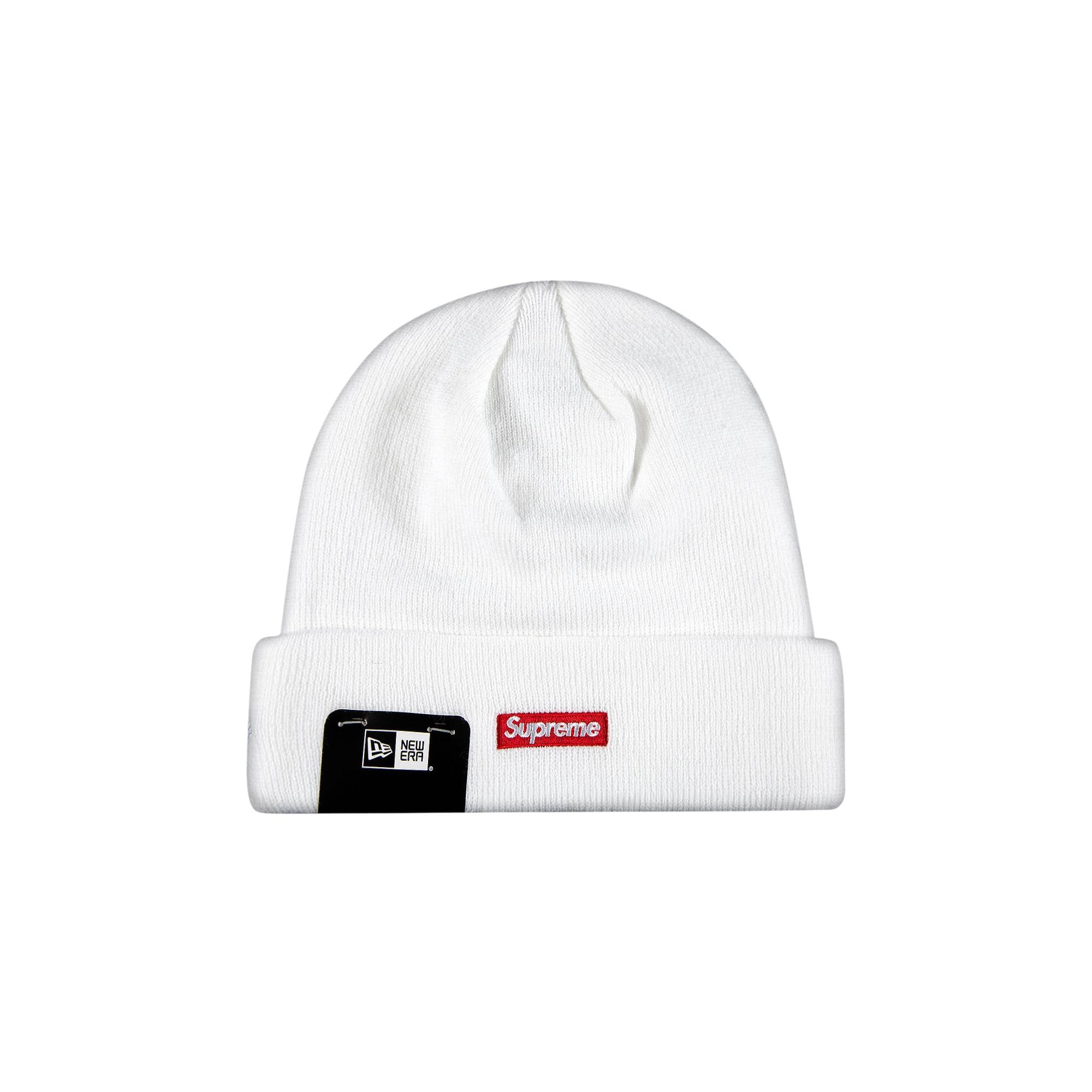 Supreme x New Era x Swarovski S Logo Beanie 'White' - 2