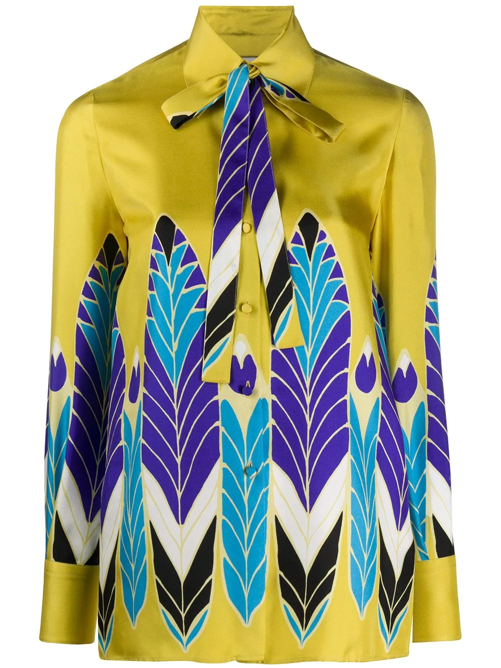 Pop Feather print shirt - 1