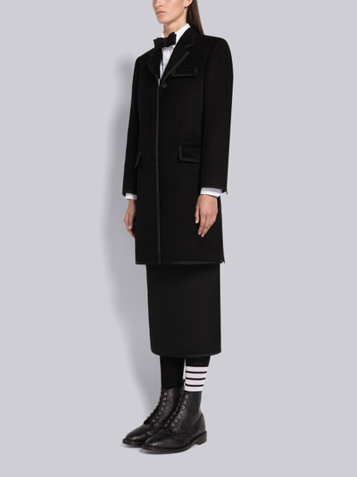 Thom Browne ZIBELINE CASHMERE HOLIDAY HIGH ARMHOLE CHESTERFIELD COAT outlook