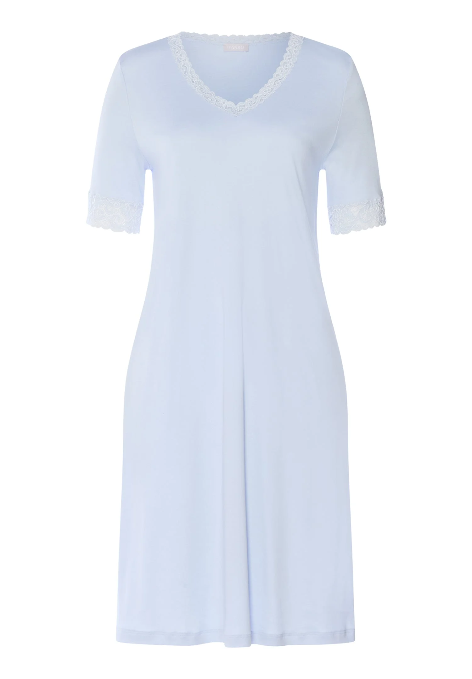 Moments Lace Trim Cotton Nightgown - 1