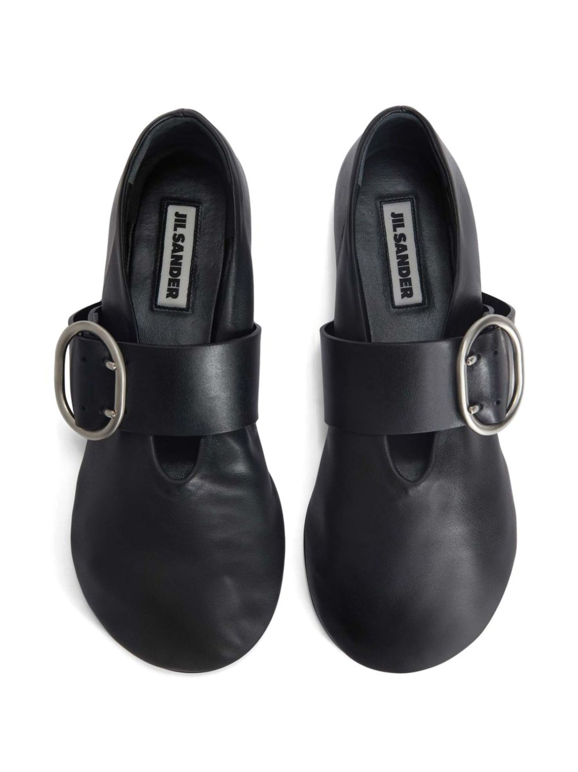 Buckled Ballet Pumps - 4