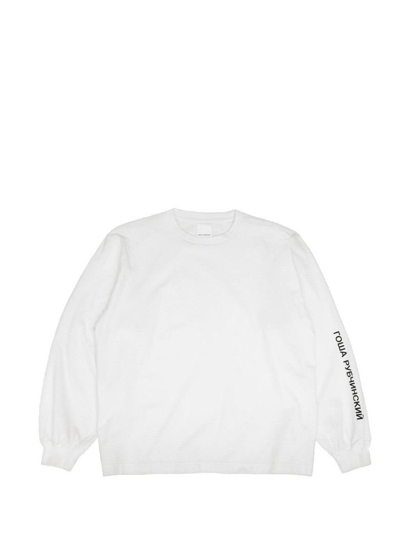 logo-print oversized T-shirt 1