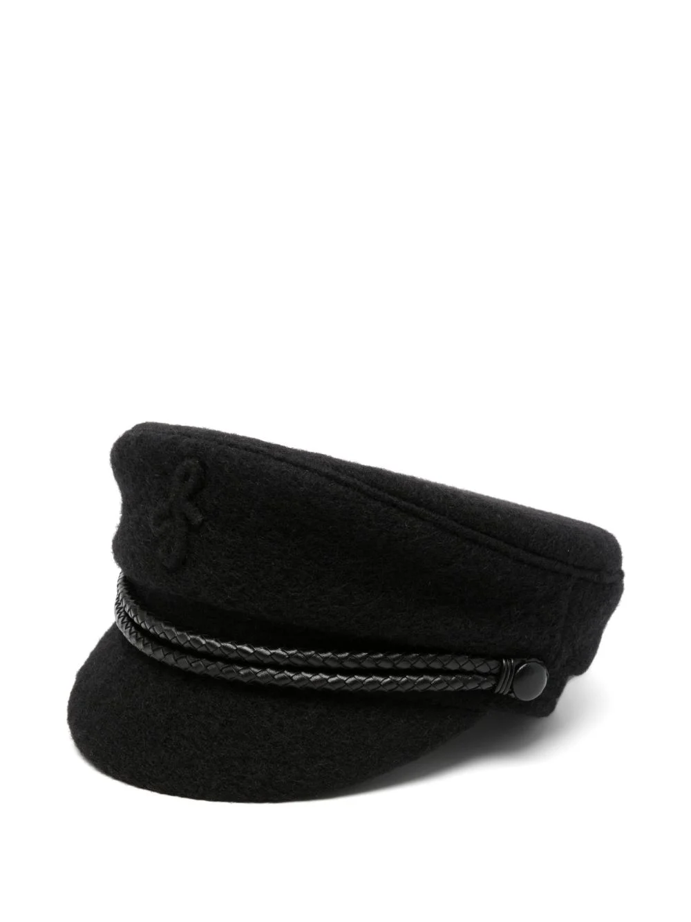 monogram-embellished hat - 1