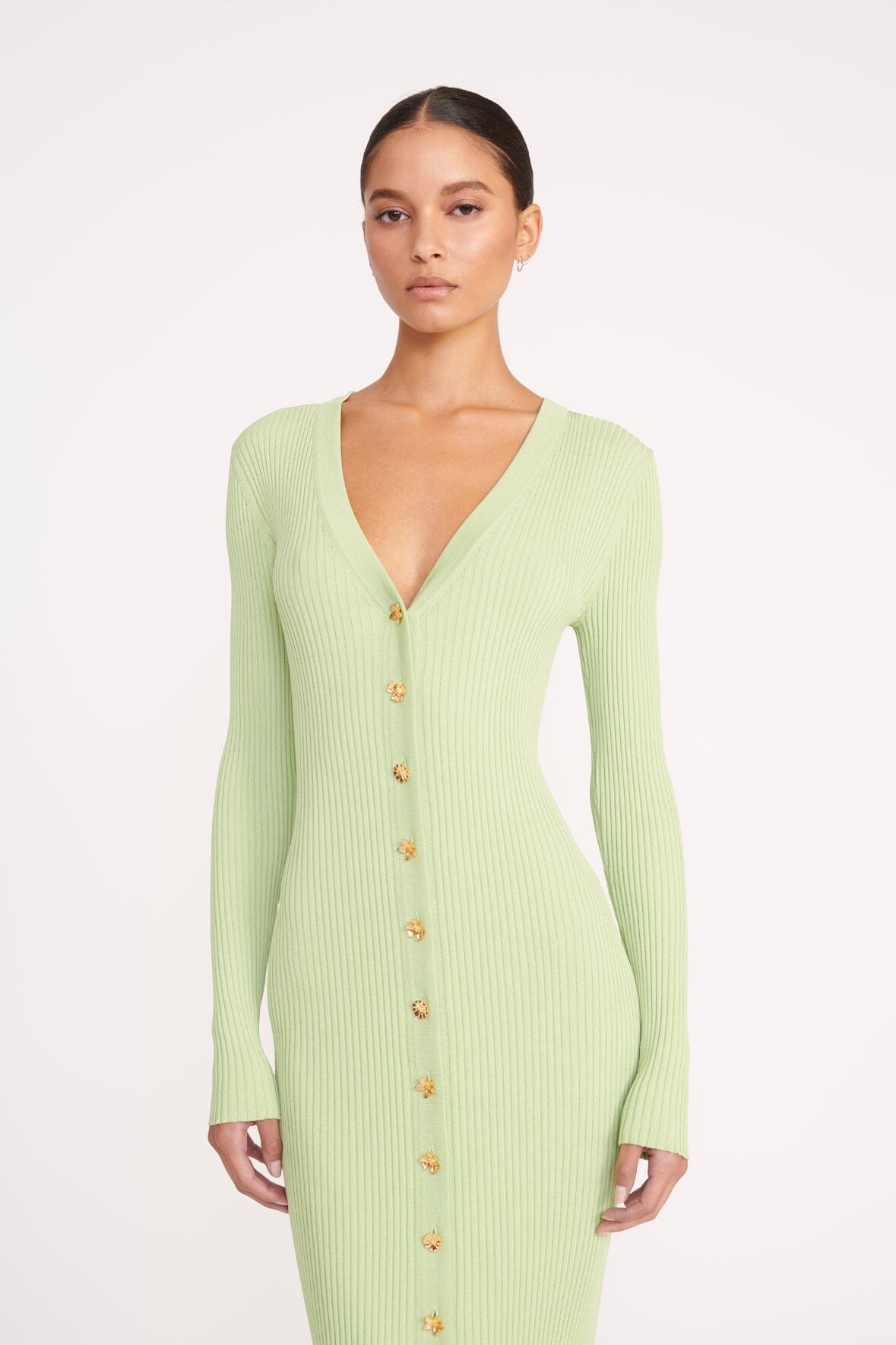 STAUD SHOKO SWEATER MATCHA - 4