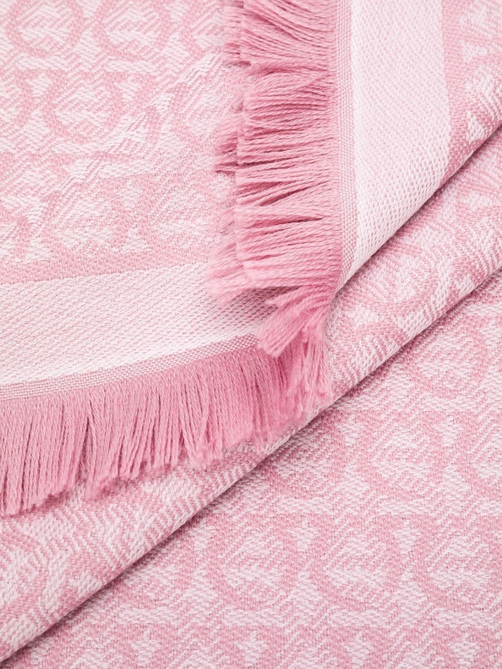 Gancini jacquard knitted scarf - 3