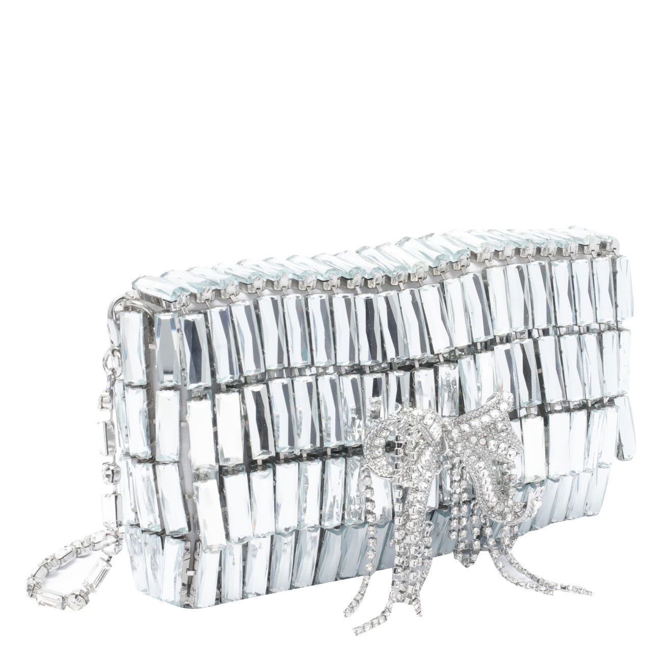 Self Portrait Women Mini Crystals Bow Shoulder Bag - 2