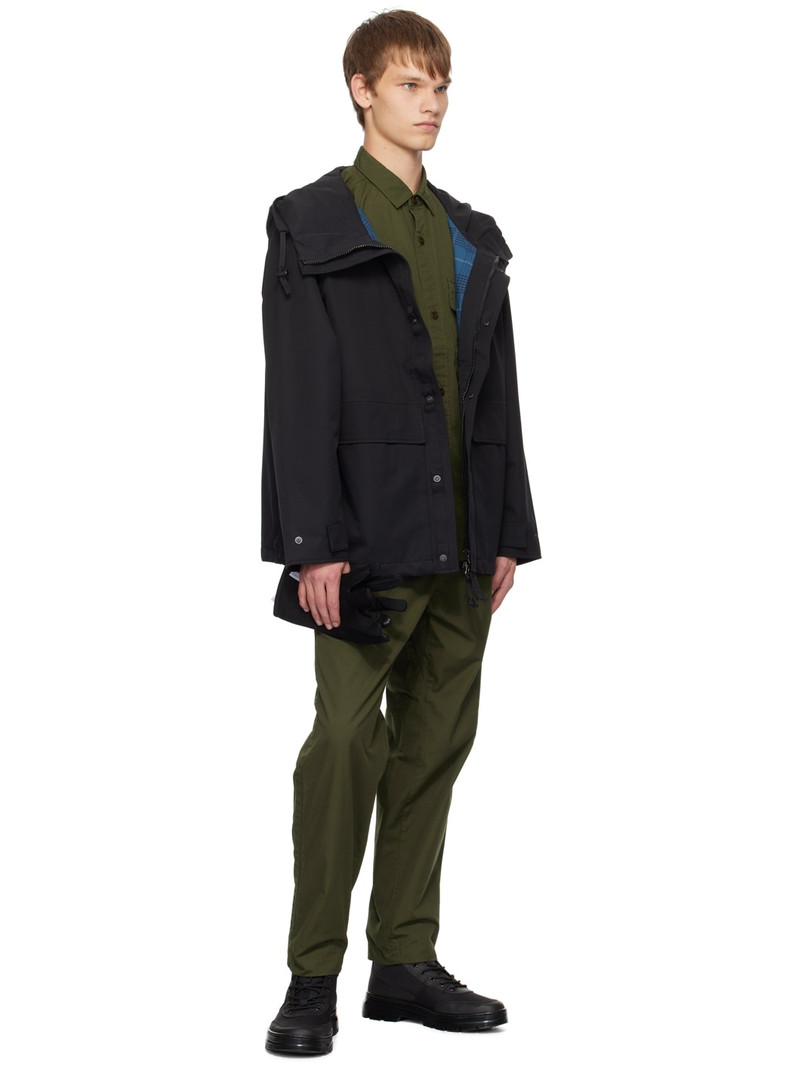 Nanamica Black Hooded Jacket outlook