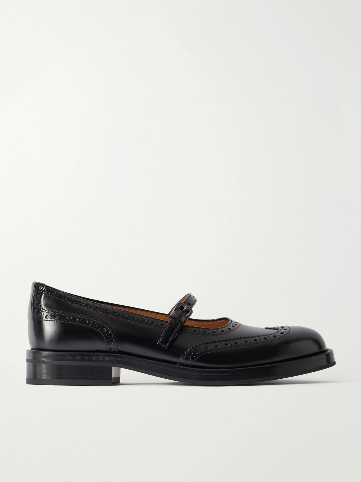 Sheila Leather Mary Jane Flats - 1