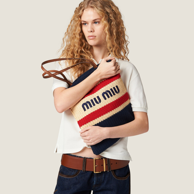 Miu Miu Crochet tote bag outlook