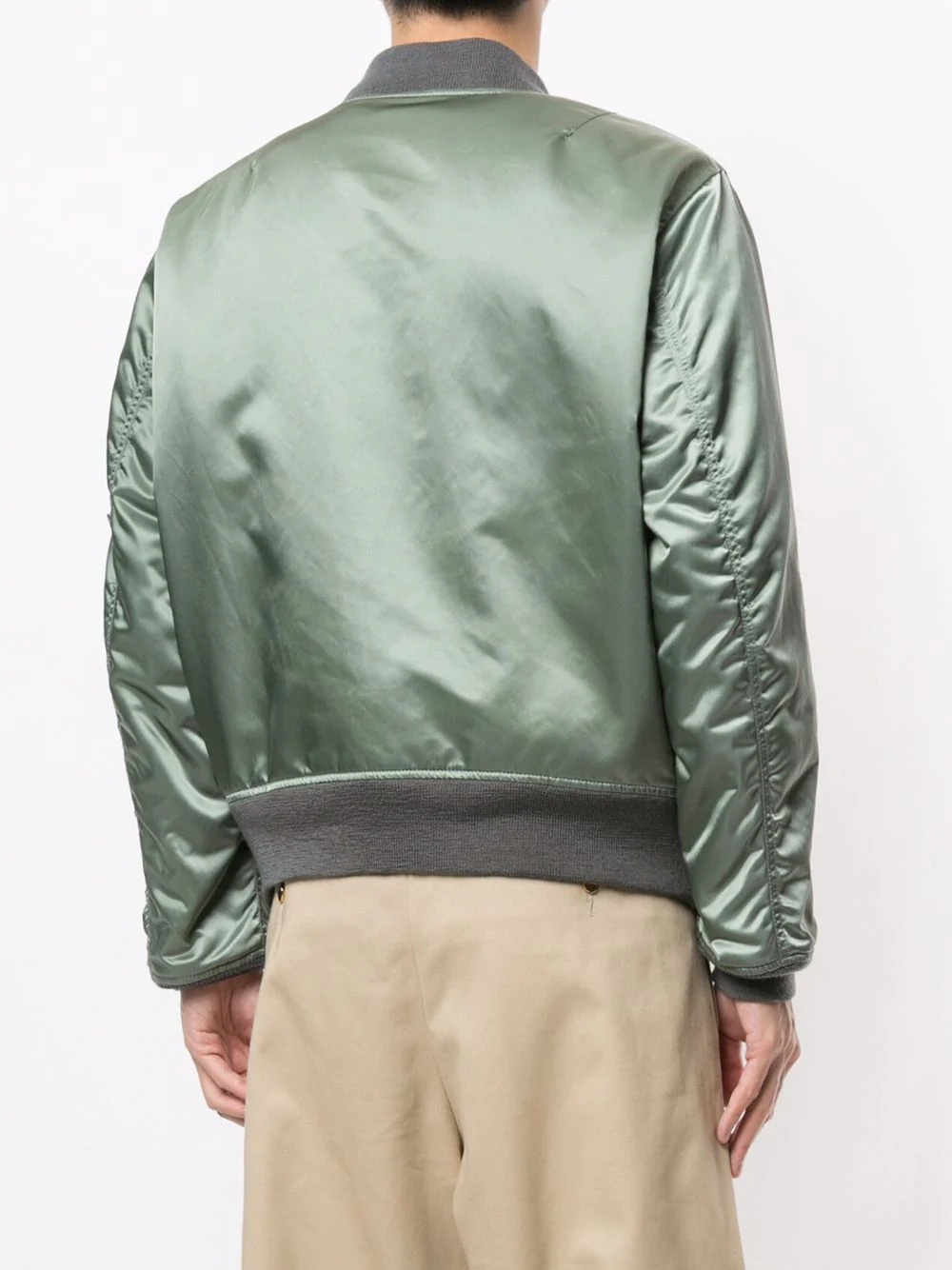 zipped-up bomber jacket - 4