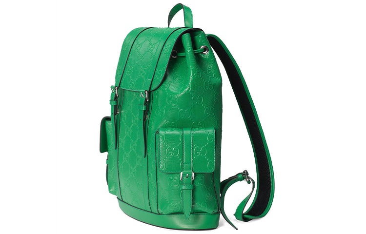 Gucci GG Printing Embossing Backpack Green 625770-1W3BN-3776 - 2