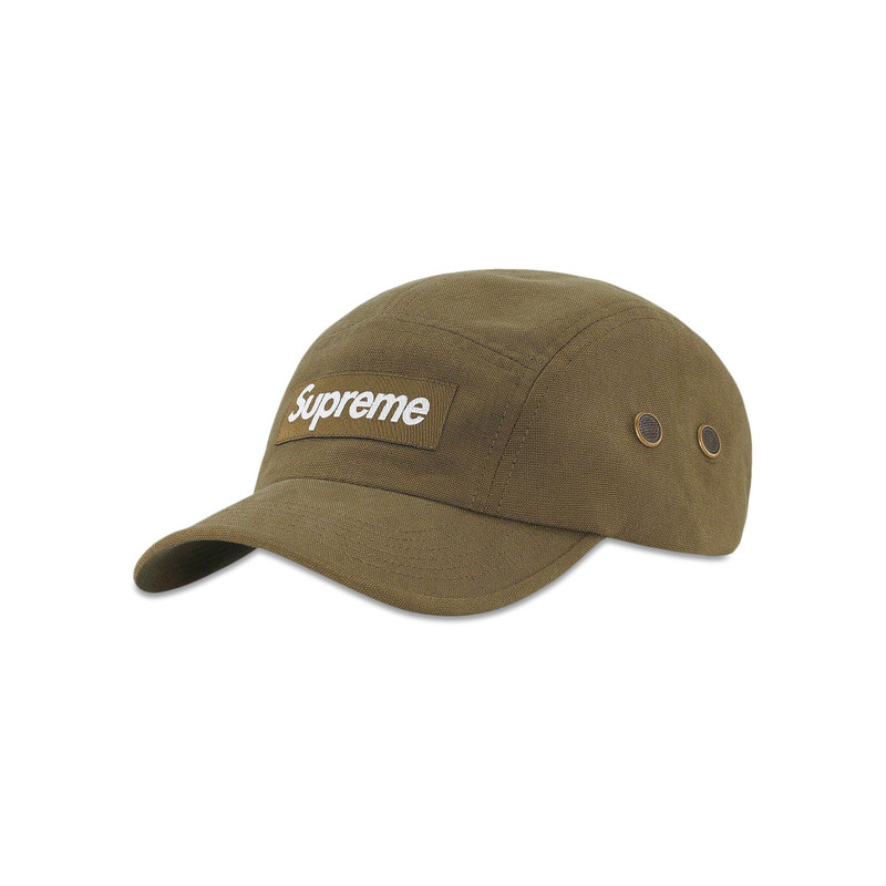 Supreme Brushed Cordura Camp Cap 'Olive' - 1