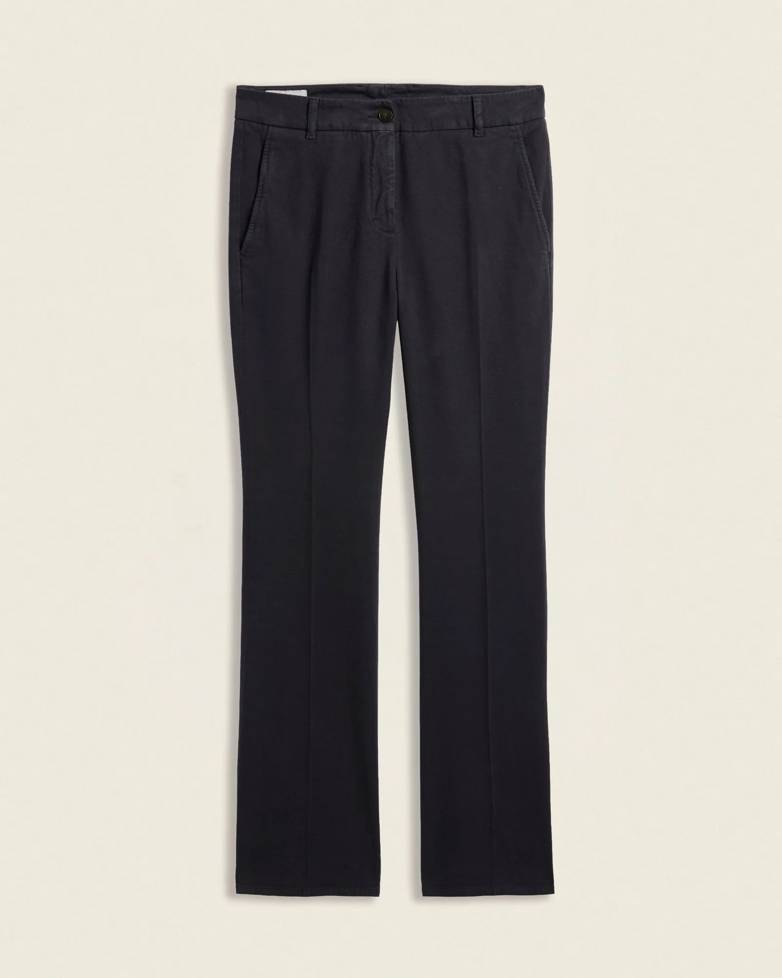 Slim-fit trousers in stretch cotton drill - 1