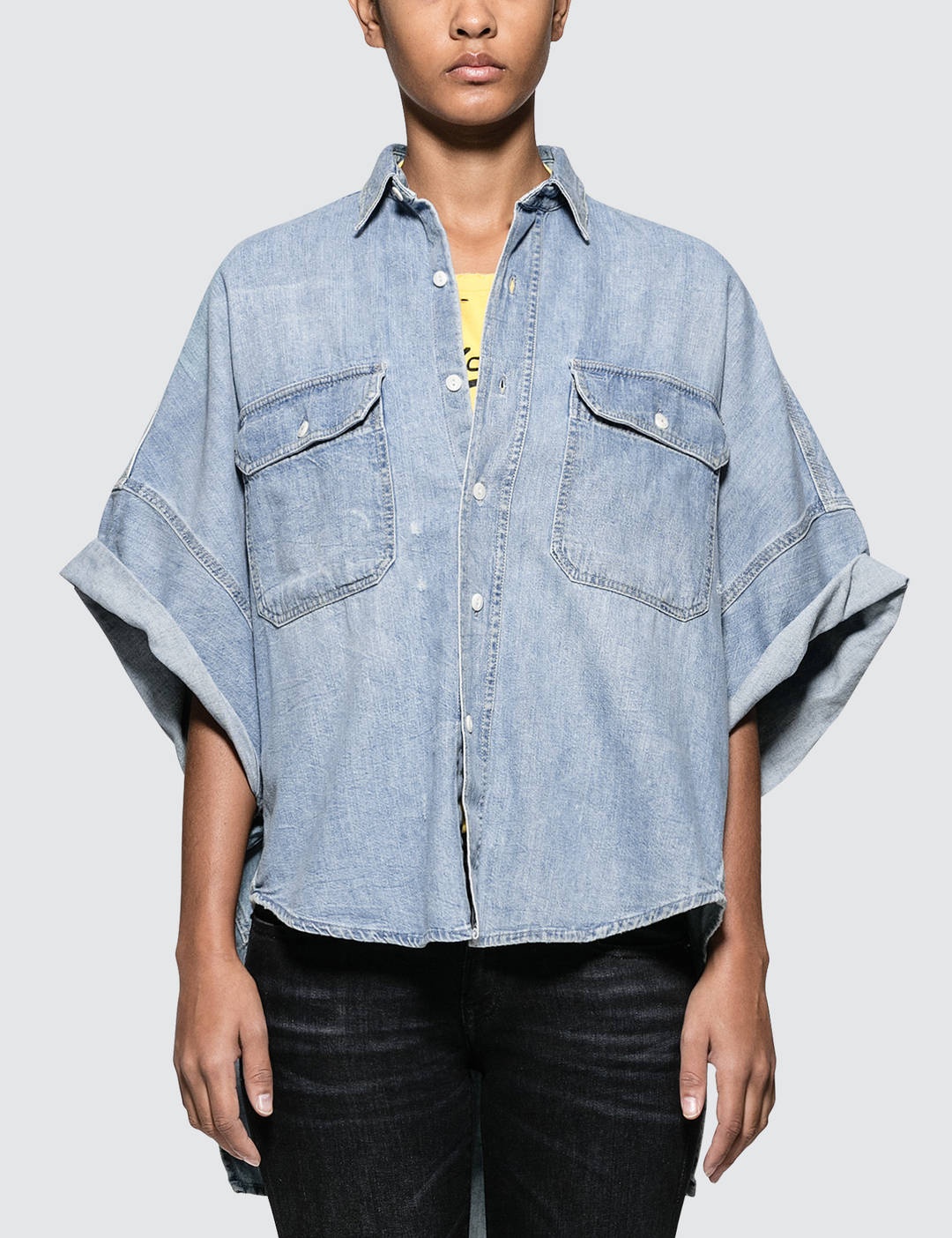 Patti Oversized Short Sleeve Shirt - 1