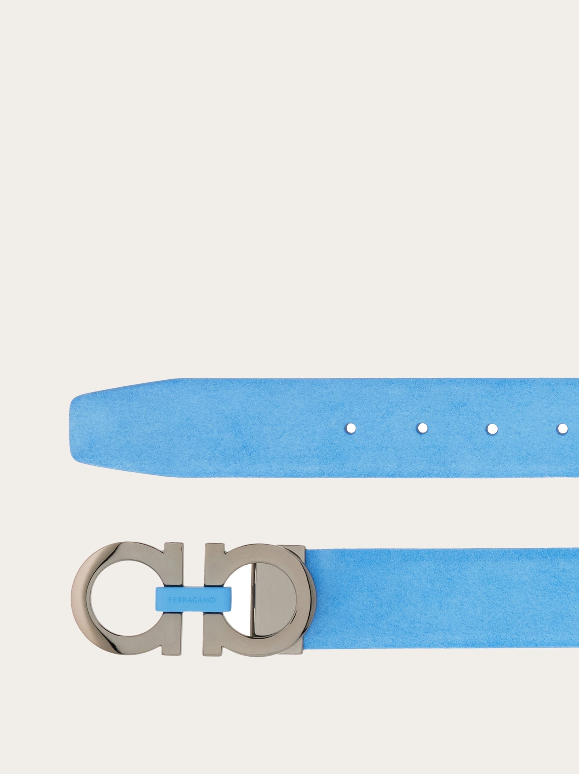 Reversible and adjustable Gancini belt - 2