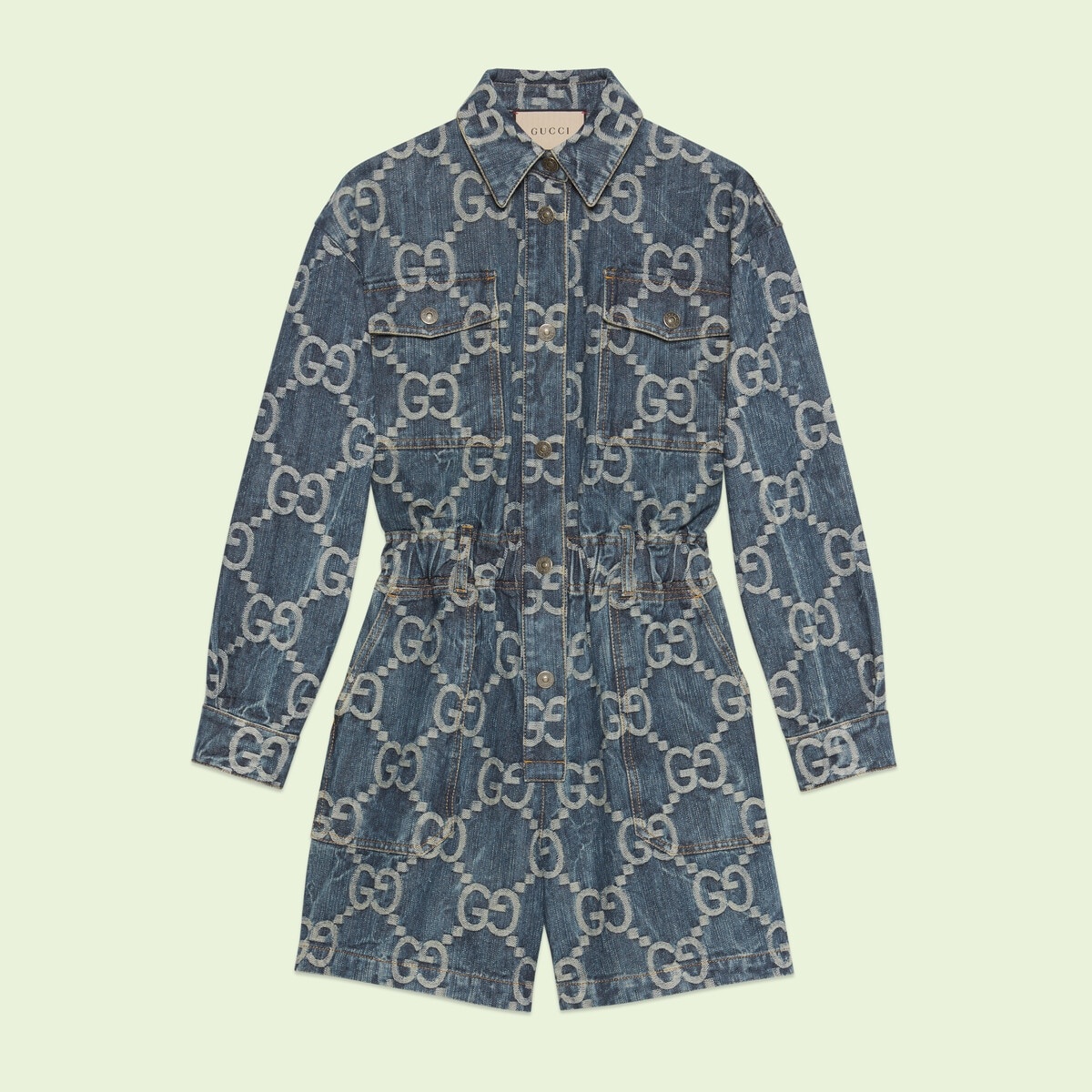 GUCCI GG denim jumpsuit | REVERSIBLE